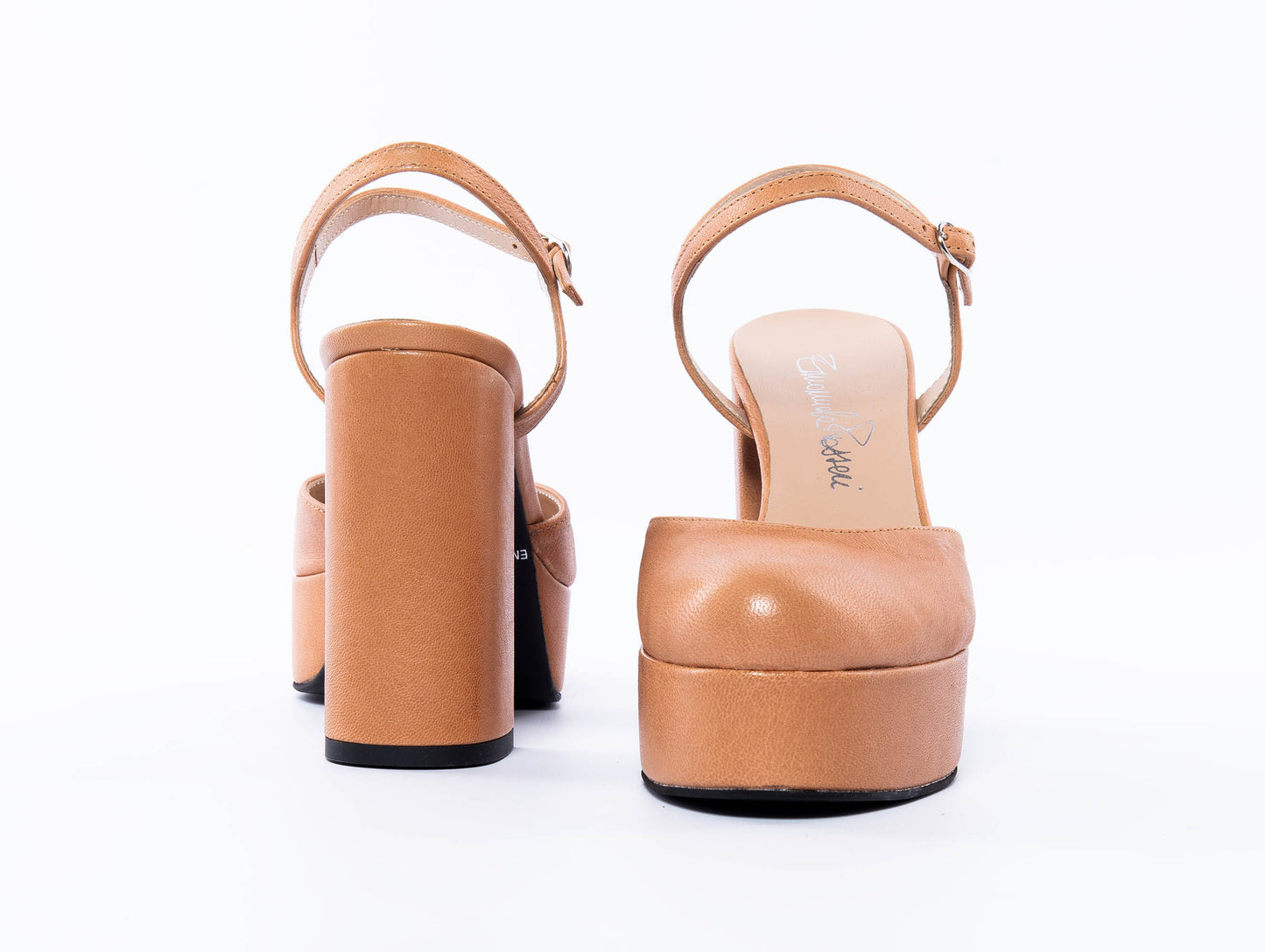Scarpa Chanel Con Plateau - Nocciola