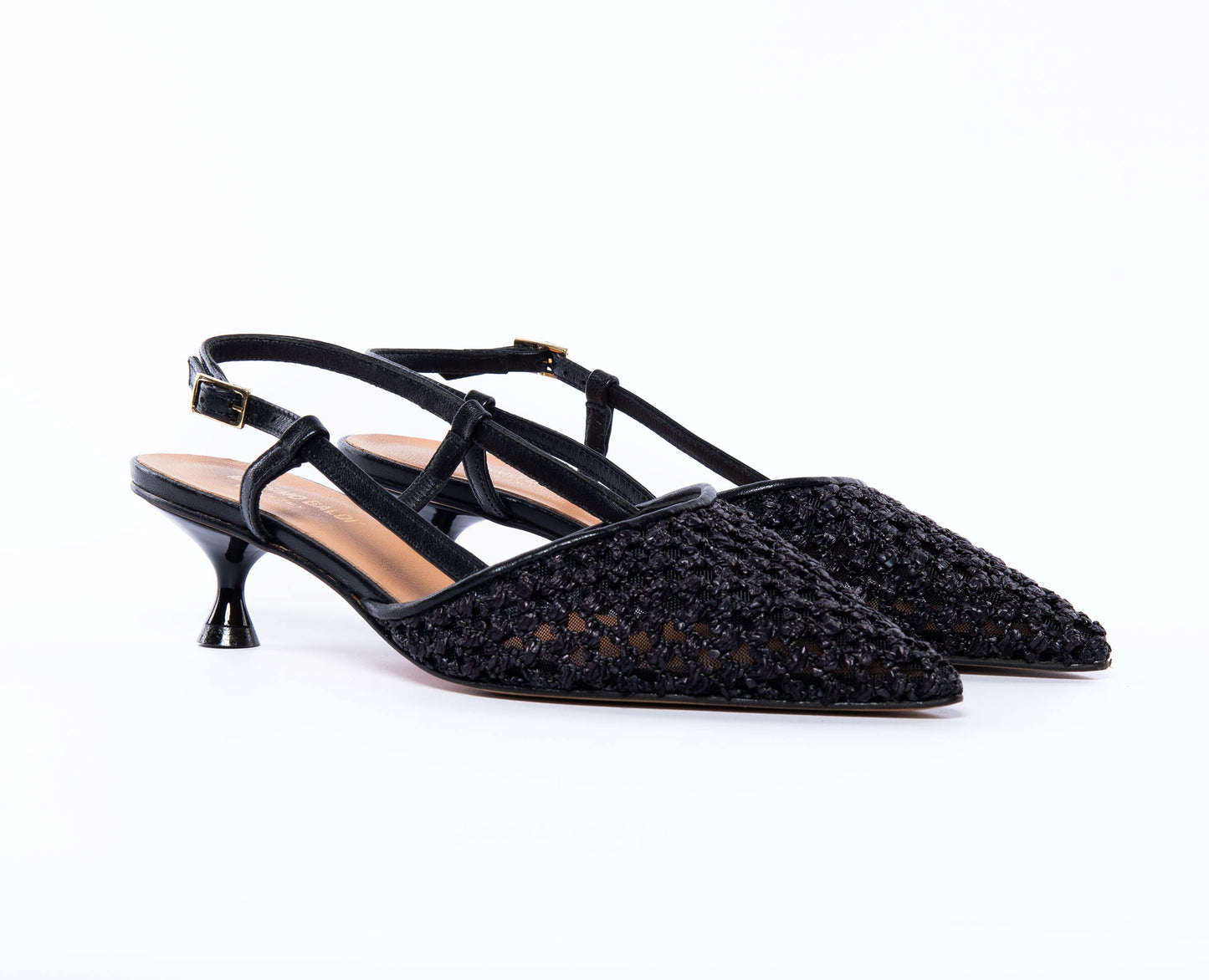 Scarpa Chanel In Raffia - Nero
