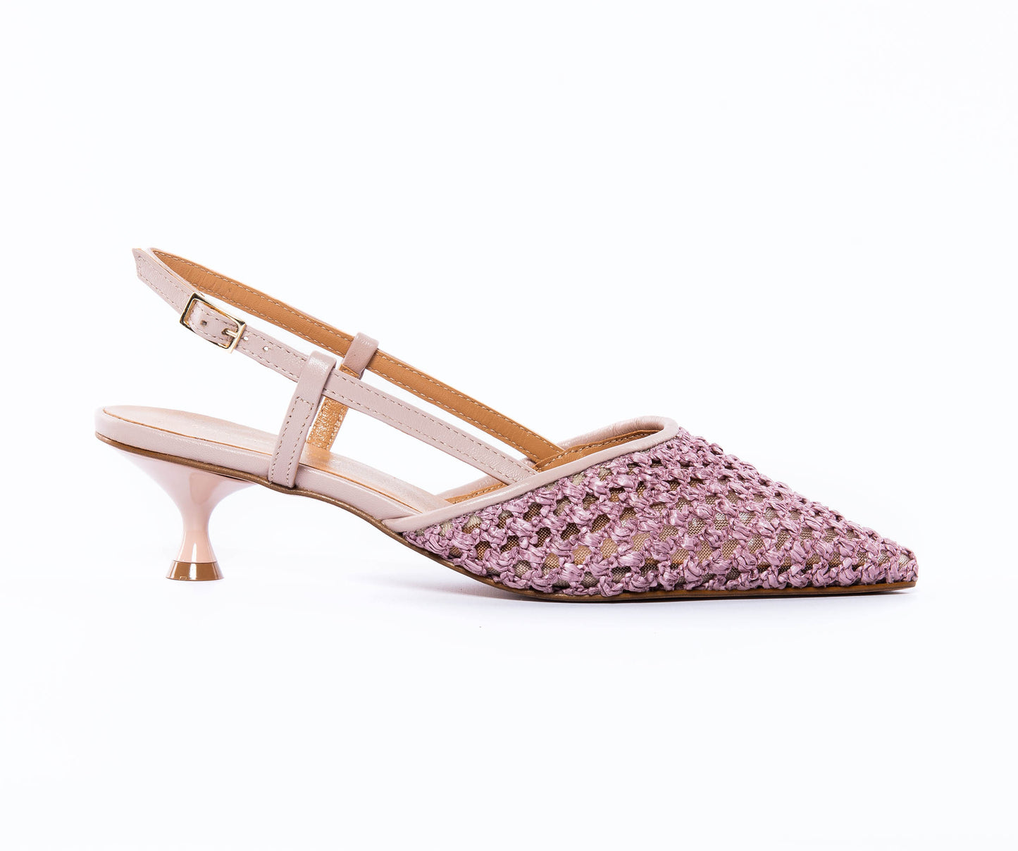 Scarpa Chanel in Raffia - Pink
