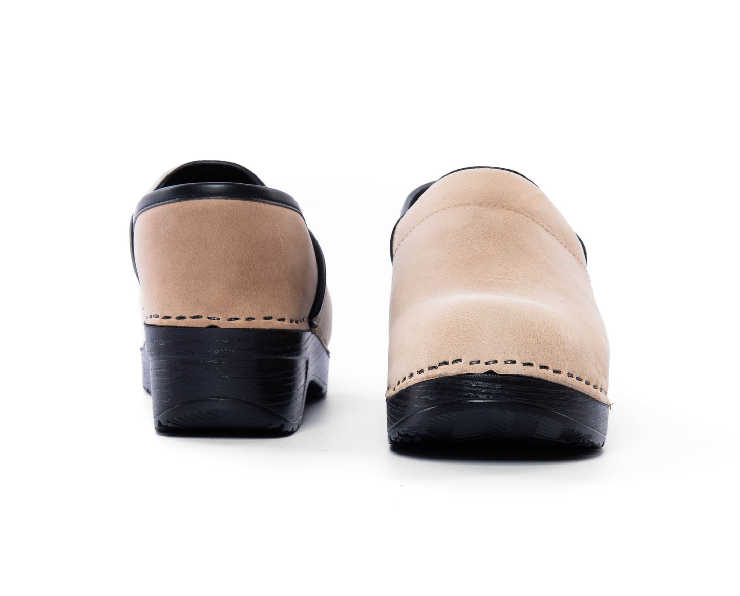 Zoccolo Sabot Chiuso Dietro - Beige