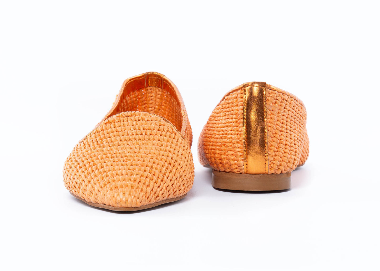 Ballerina in Raffia - Arancio