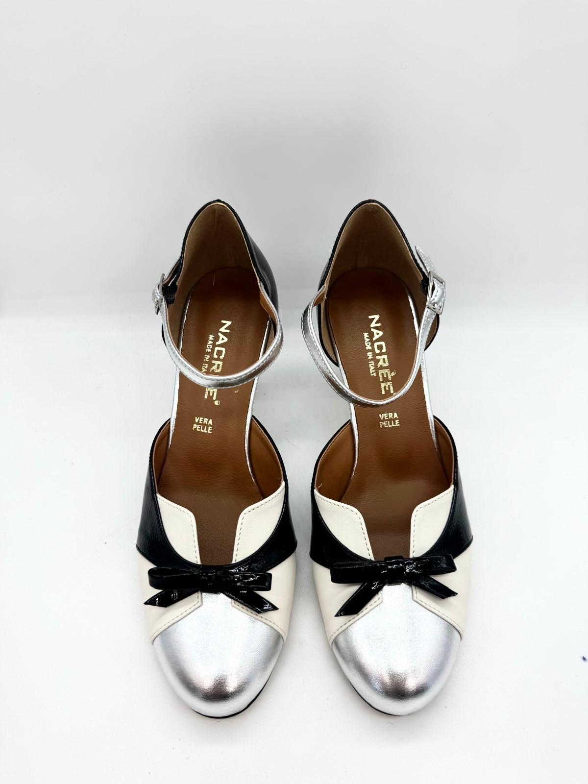 711K025 NERO-BIANCO-ARGENTO
