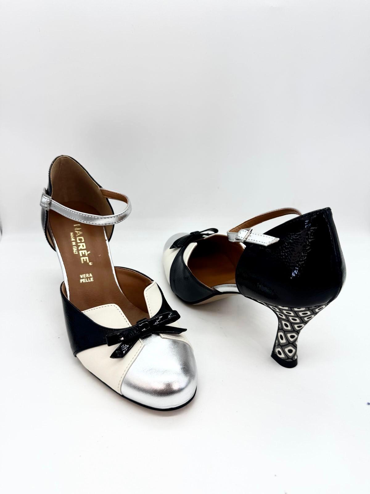 711K025 NERO-BIANCO-ARGENTO