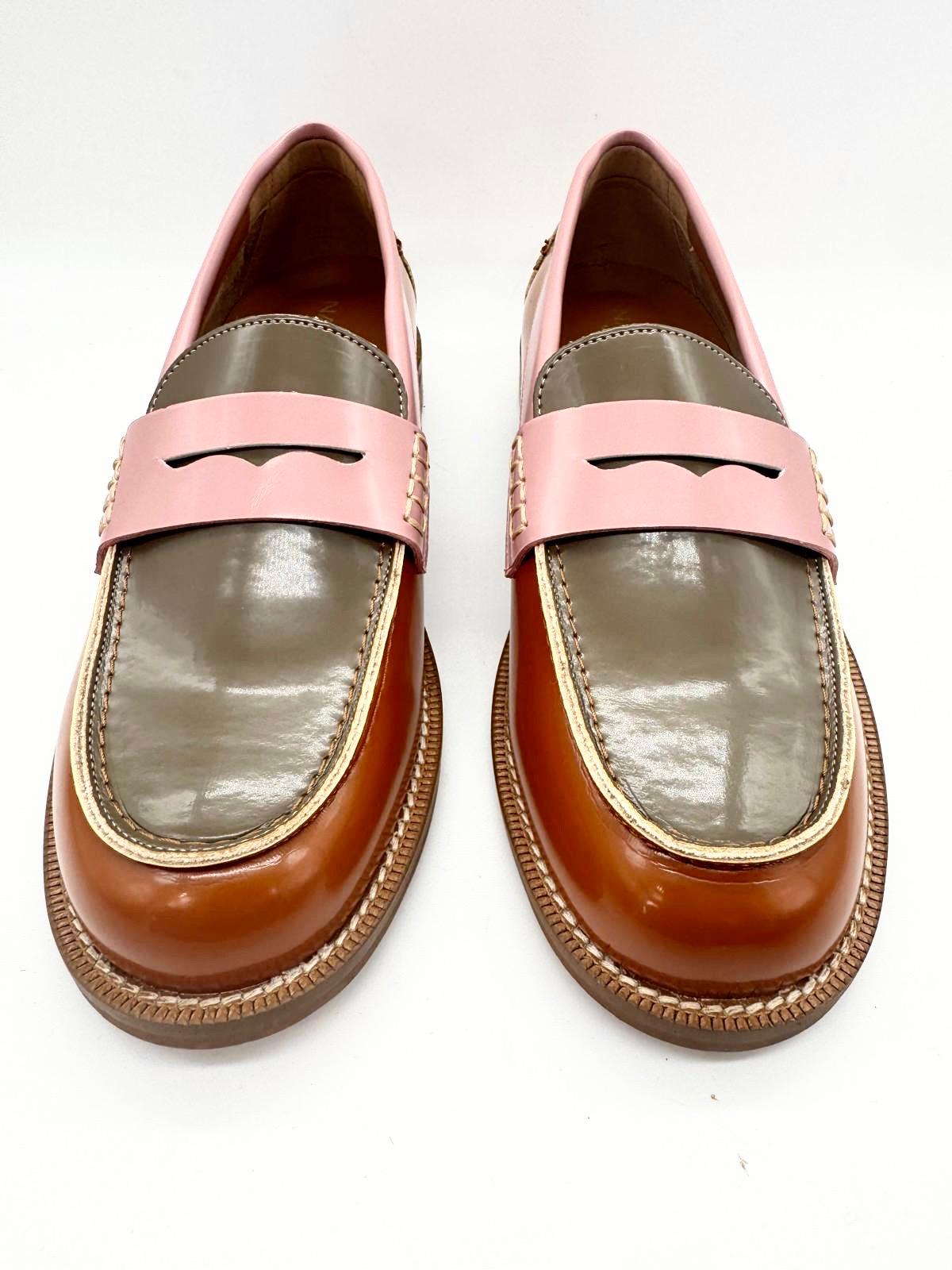 5145001 CUOIO - VERDE - ROSA