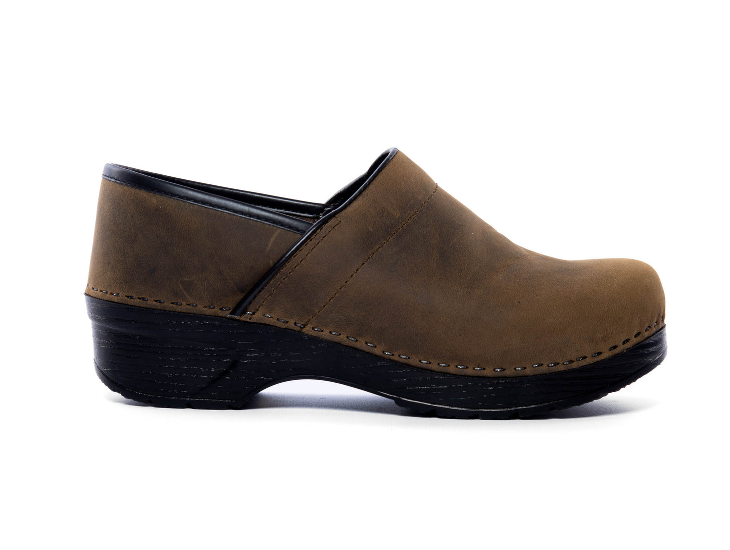 Zoccolo Sabot Chiuso Dietro Oliva – Bottomei - Main Image