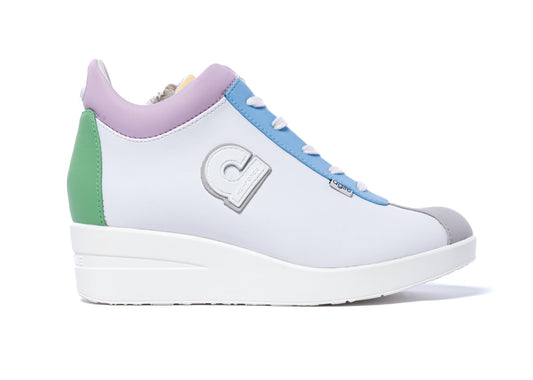Sneakers Bianco/Multicolor - Agile