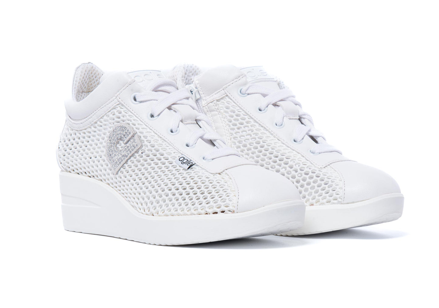 Sneakers Bianco Traforato - Agile