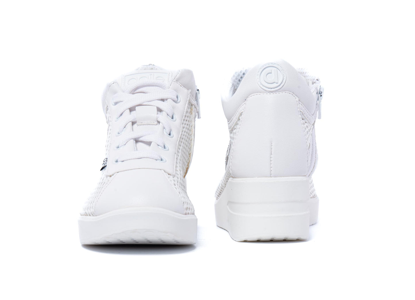 Sneakers Bianco Traforato - Agile