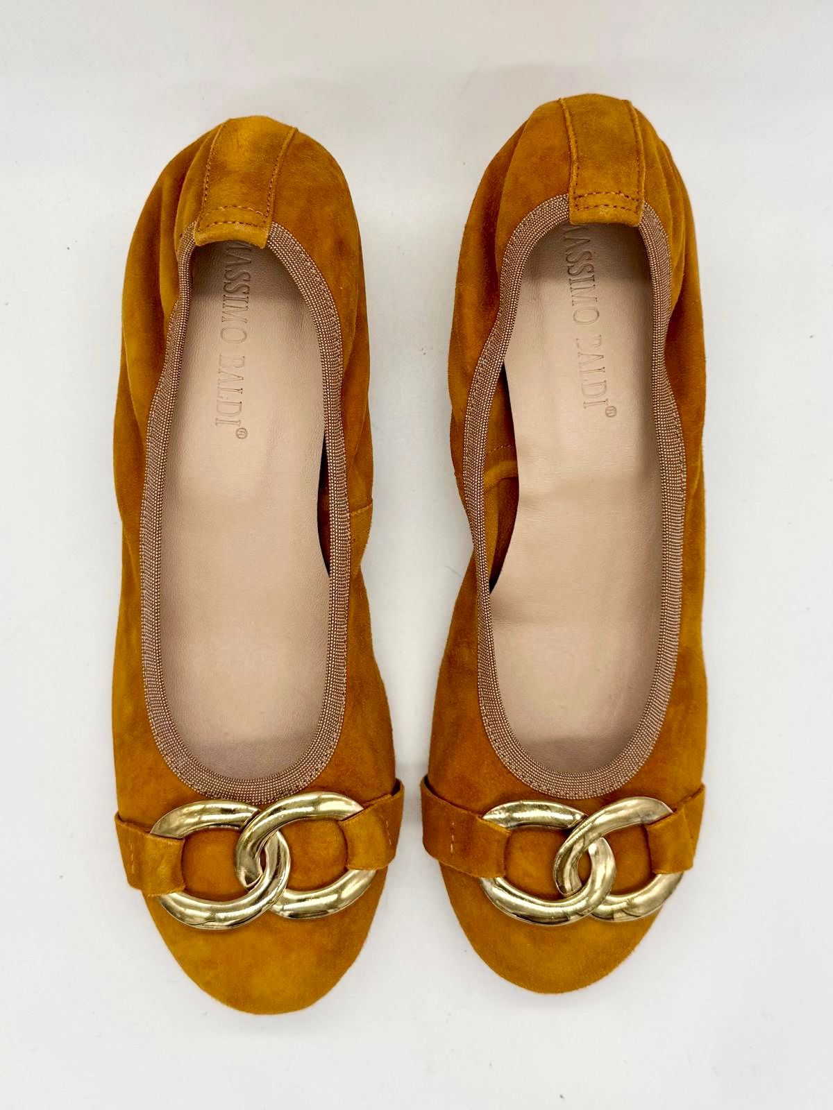 448-4 BALLERINA CUOIO CON ACCESSORIO