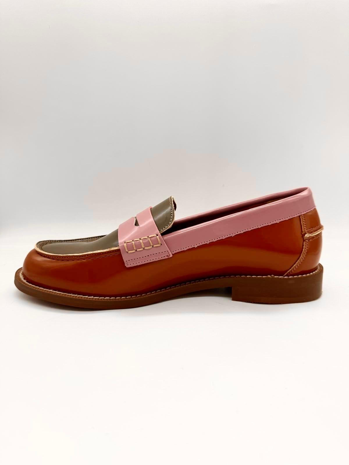 5145001 CUOIO - VERDE - ROSA